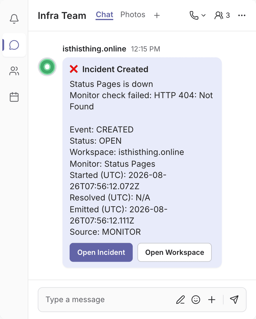 isthisthing.online microsoft teams integration